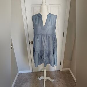 Cupshe NWT Women's Blue Sleeveless Dress‎